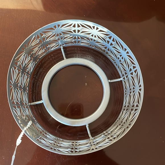 Yankee Candle Matte Grey Candle Holder - Picture 2 of 3